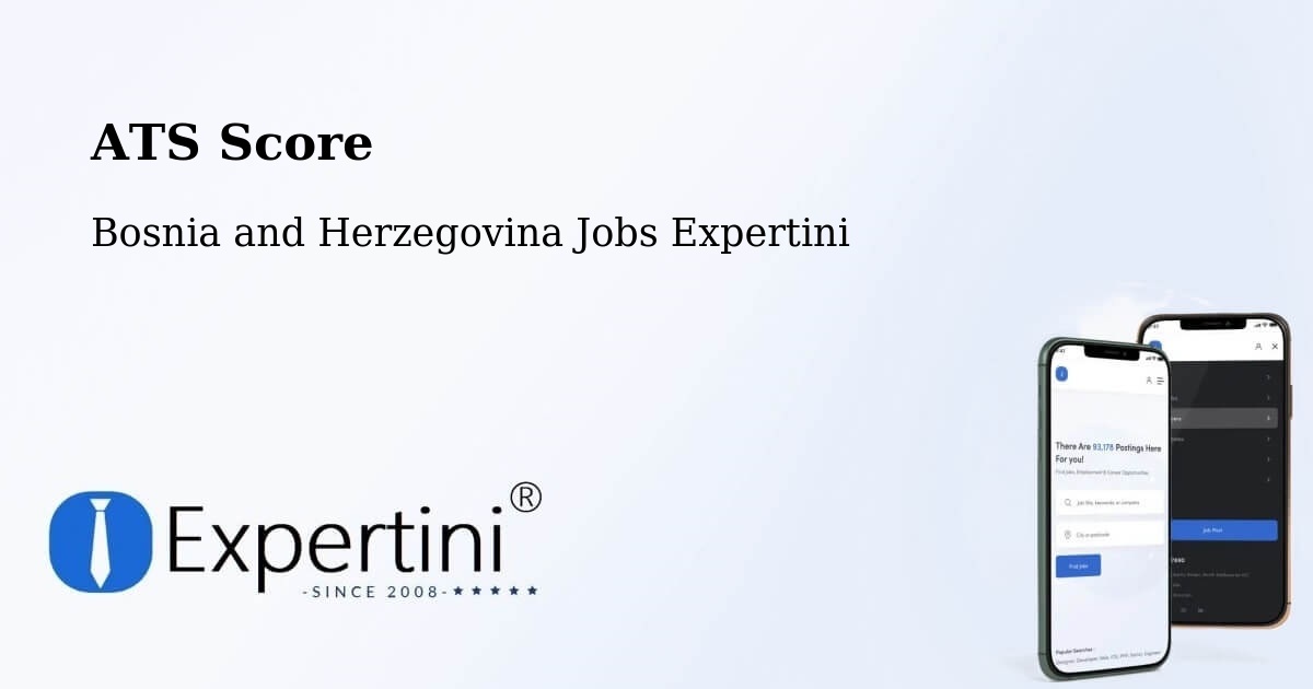 Resume ATS Score & Job Description Match Tool – Čelinac - Bosnia and Herzegovina Jobs Expertini